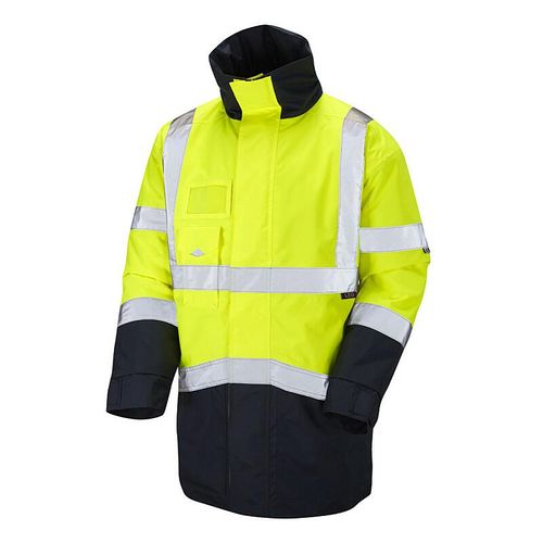 Leo Marwood ISO 20471 Class 3 Superior Anorak Yellow/Navy