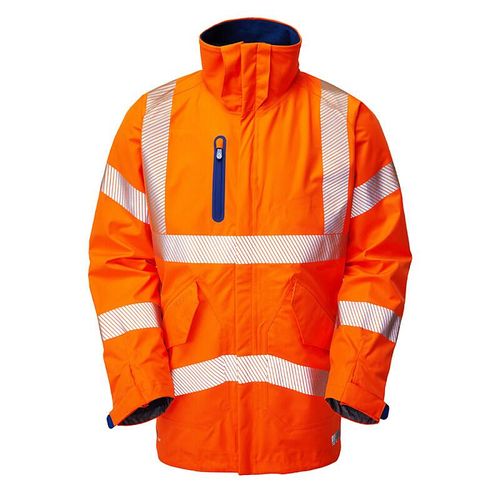 Leo Marisco ISO 20471 Class 3 High Performance Waterproof Anorak Orange