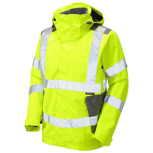 Leo Exmoor ISO 20471 Class 3 Breathable Jacket Yellow