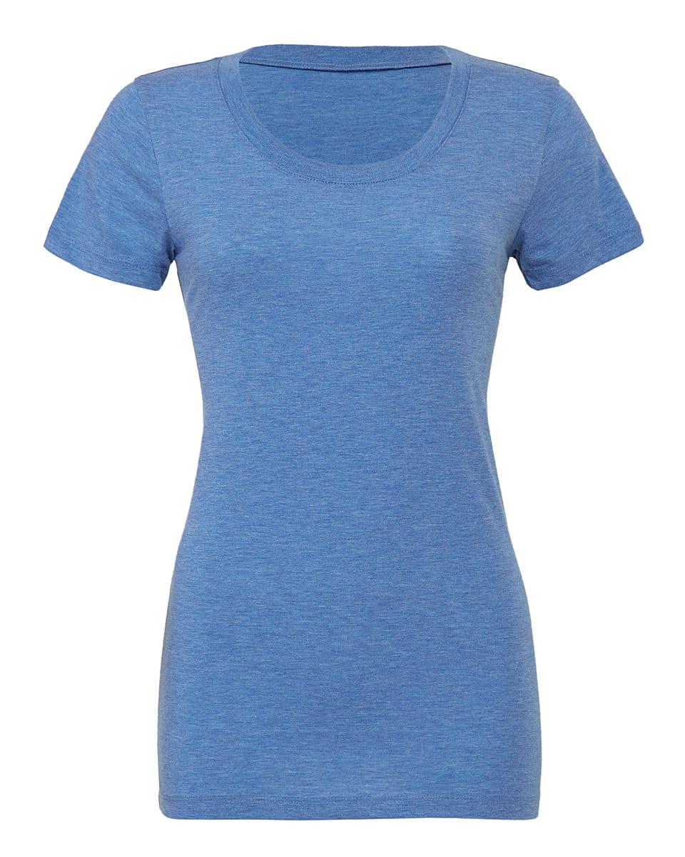 Bella Womens Triblend Short-Sleeve T-Shirt in Blue Triblend (Product Code: BE8413)