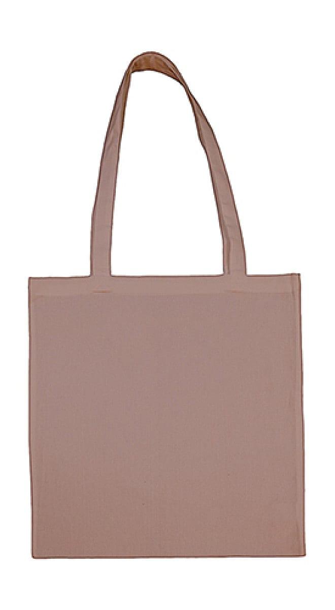 Jassz Bags Beech Cotton Long-Handle Bag in Bark (Product Code: 3842LH)