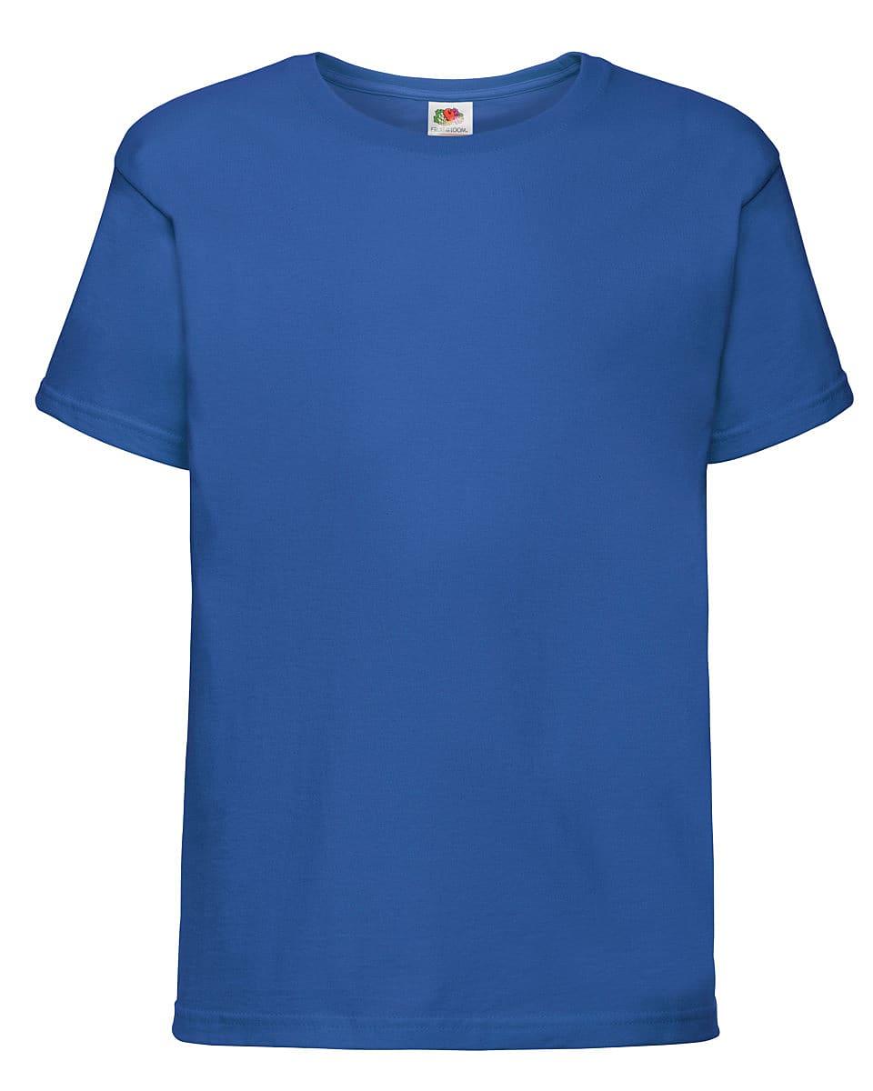 Fruit Of The Loom Kids Sofspun T-Shirt in Royal Blue (Product Code: 61015)