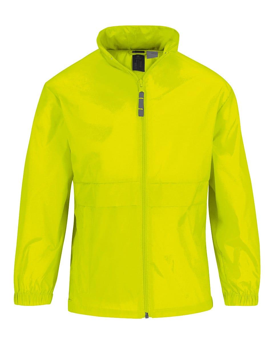 B&C Childrens Sirocco Lightweight Jacket in Ultra Yellow (Product Code: JK950)