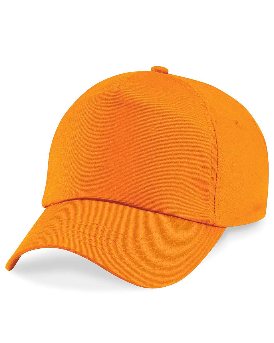 Beechfield Original 5 Panel Cap in Orange (Product Code: B10)