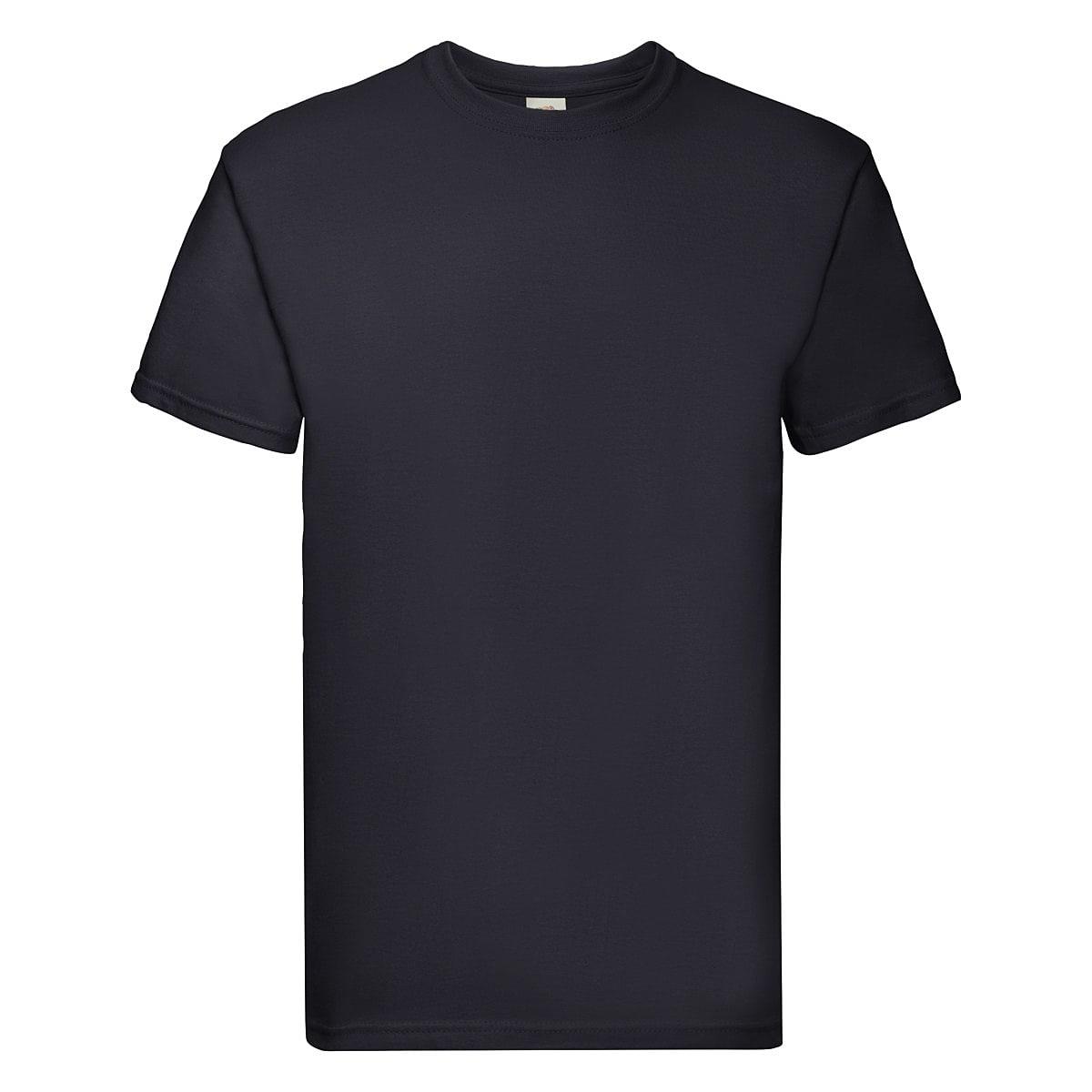 Fruit Of The Loom Super Premium T-Shirt in Deep Navy (Product Code: 61044)