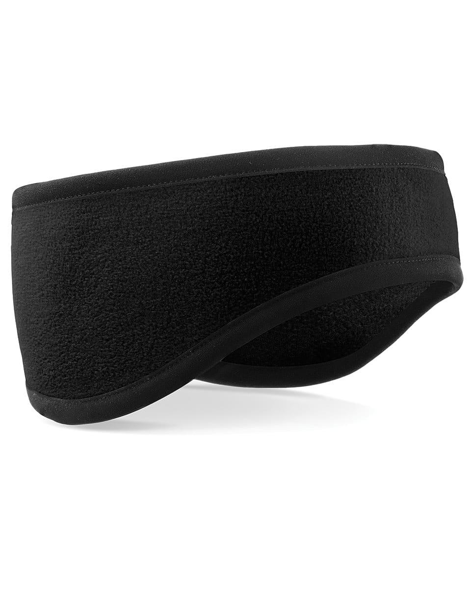 Beechfield Suprafleece Aspen Headband in Black (Product Code: B240)