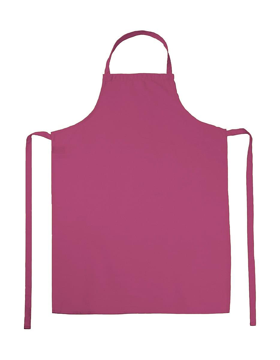 Jassz Bistro Paris Bib Apron in Pink (Product Code: JG21)