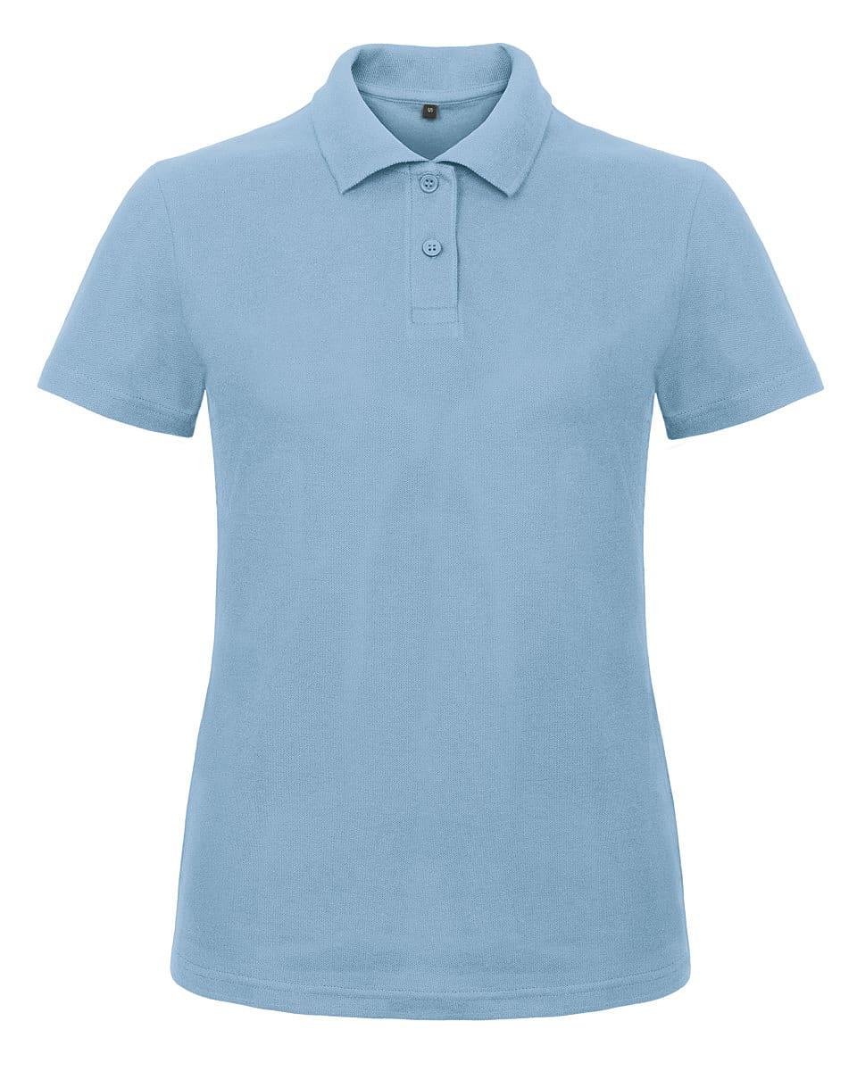 B&C Womens ID.001 Polo Shirt in Light Blue (Product Code: PWI11)