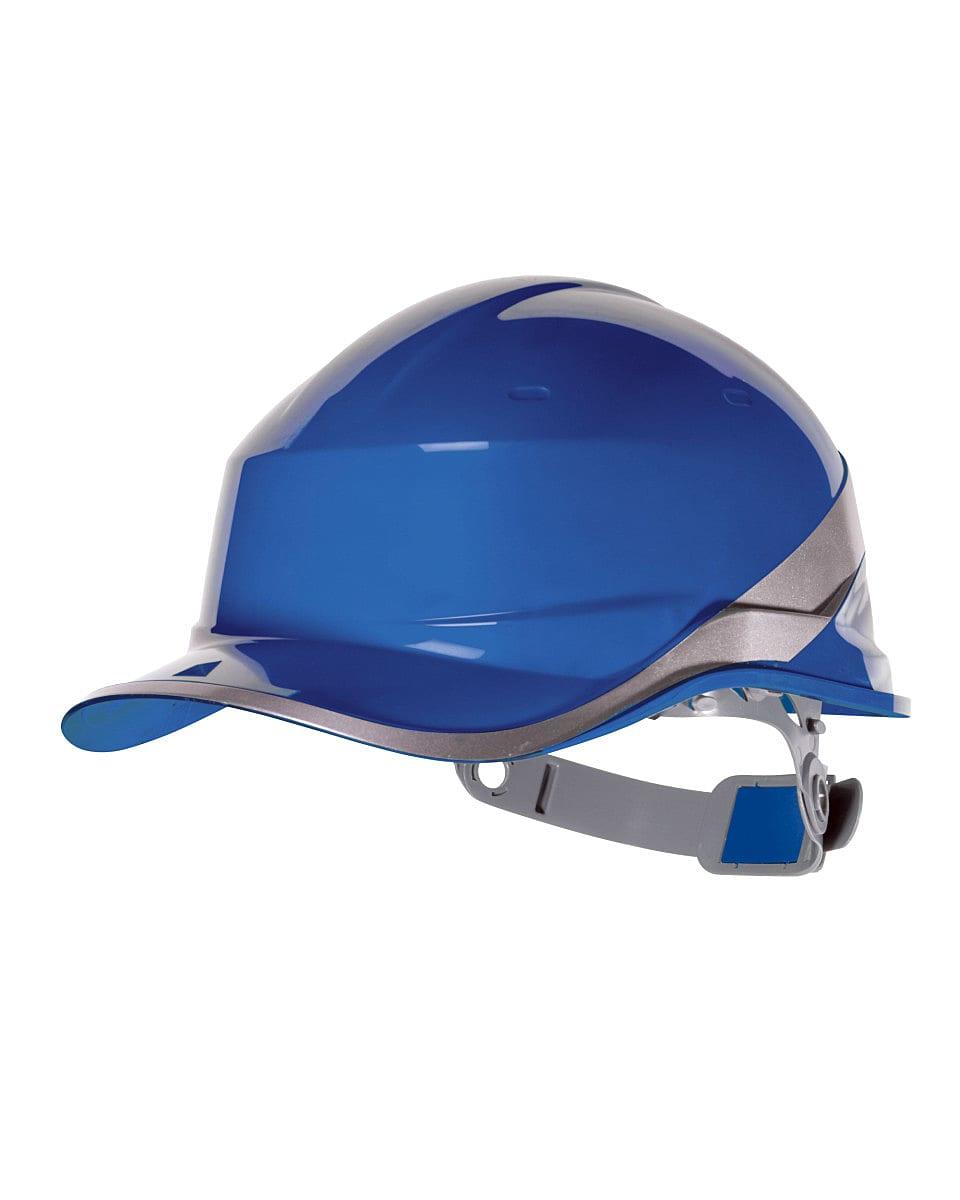 Delta Plus Hi-Viz Baseball Safety Helmet in Blue (Product Code: DIAMOND)
