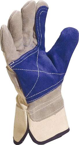 Delta Plus Cowhide Split Leather Gloves