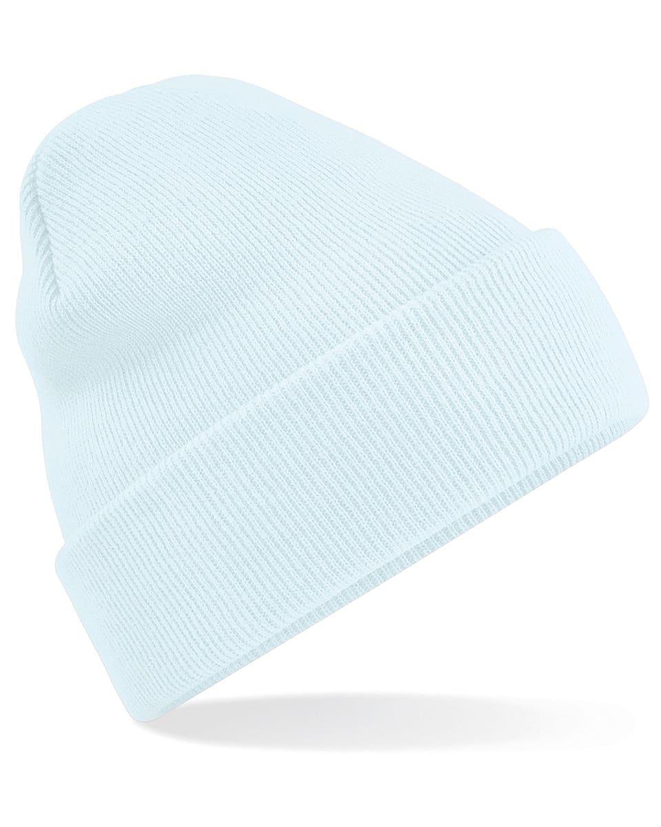 Beechfield Original Cuffed Beanie Hat in Pastel Blue (Product Code: B45)