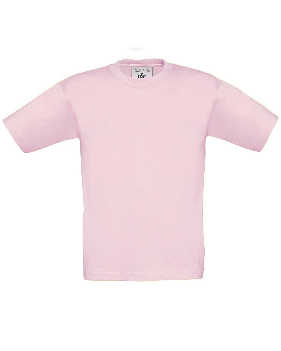 B&C Childrens Exact 190 T-Shirt in Pink Sixties (Product Code: TK301)