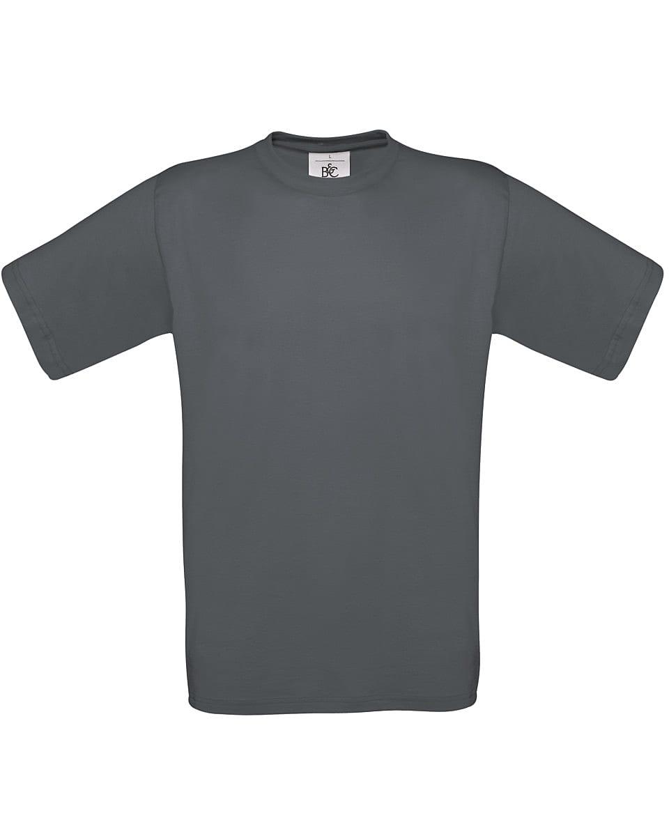 B&C Mens Exact 190 T-Shirt in Dark Grey (Product Code: TU004)