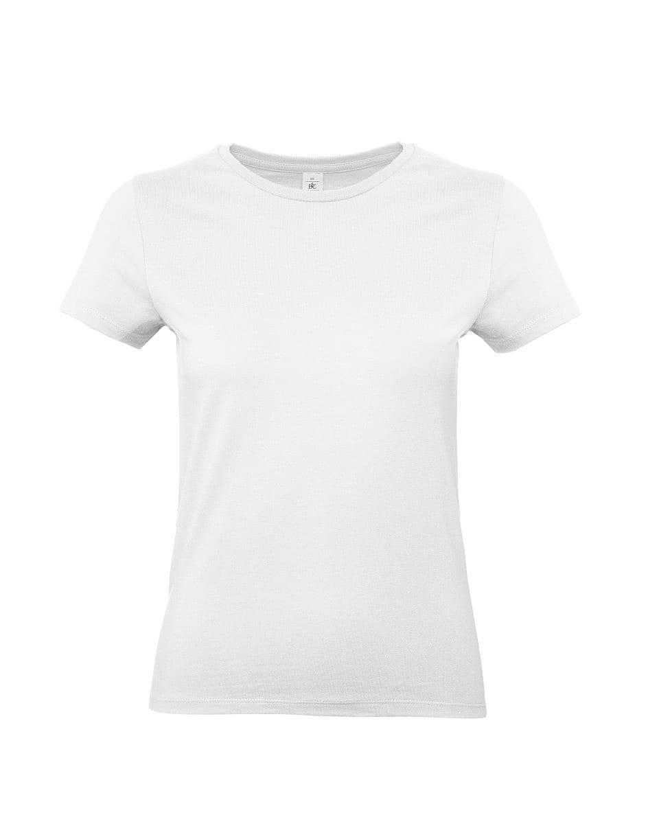 B&C Womens E190 T-Shirt in White (Product Code: TW04T)
