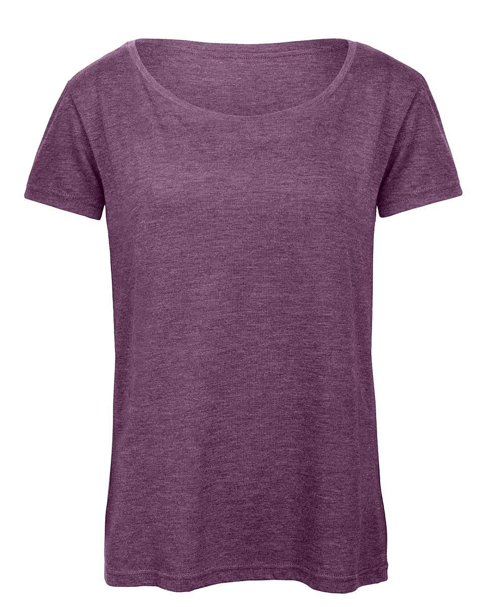 B&C Womens Inspire Triblend T-Shirt in Heather Purple (Product Code: TW056)