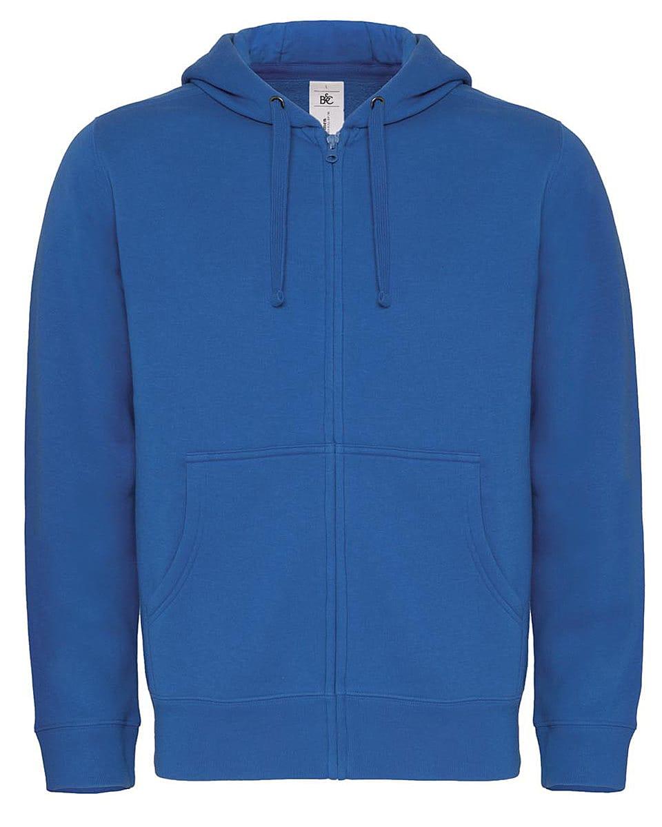 B&C Mens Full-Zip Hoodie in Royal Blue (Product Code: WM647)
