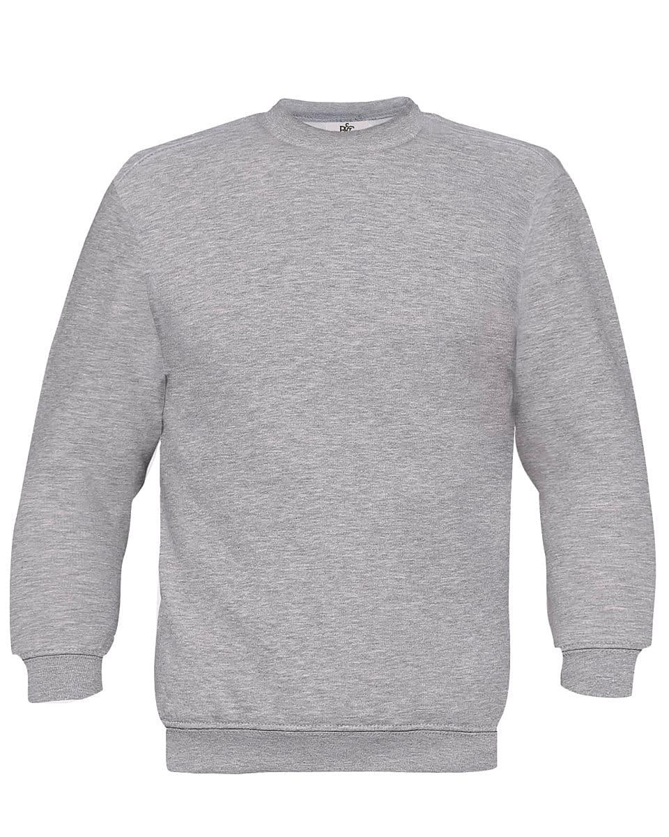 B&C Set In Sweatshirt in Heather Grey (Product Code: WU600)