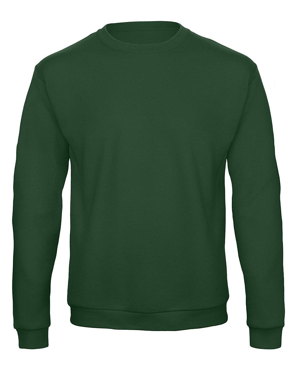 B&C ID.202 50/50 Sweatshirt in Bottle Green (Product Code: WUI23)