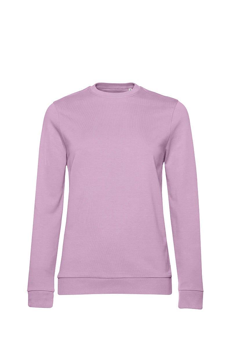 B&C Womens set In Sweatshirt in Candy Pink (Product Code: WW02W)