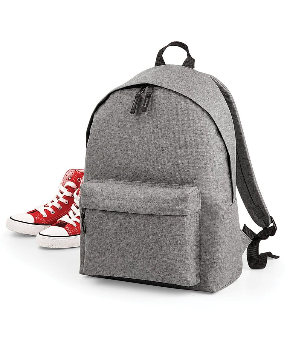 Bagbase Two Tone Fashion Backpack in Grey Marl (Product Code: BG126)