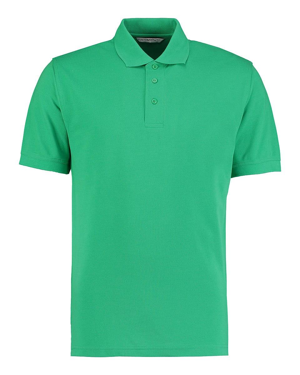 Kustom Kit Mens Klassic Superwash Polo Shirt in Kelly Green (Product Code: KK403)