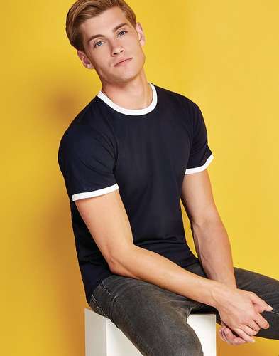Kustom Kit Fashion Fit Ringer T-Shirt