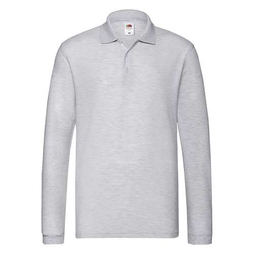 Fruit Of The Loom Premium Long-Sleeve Polo Shirt