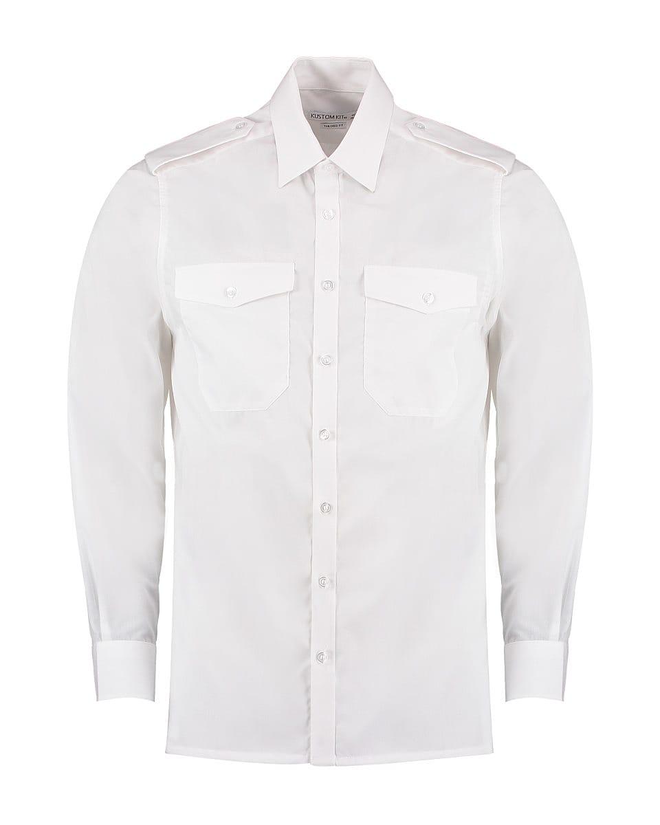 Kustom Kit Mens Long-Sleeve Pilot Shirt | KK134 | Workwear Supermarket