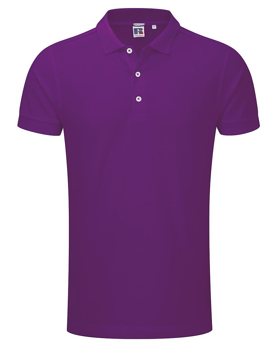 Russell Mens Stretch Polo Shirt | 566M | Workwear Supermarket