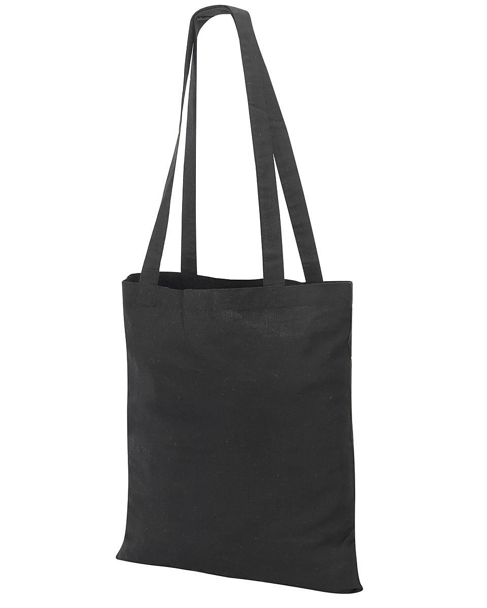 Shugon Guildford Cotton Shopper / Tote Shoulder Bag in Black (Product Code: SH4112)