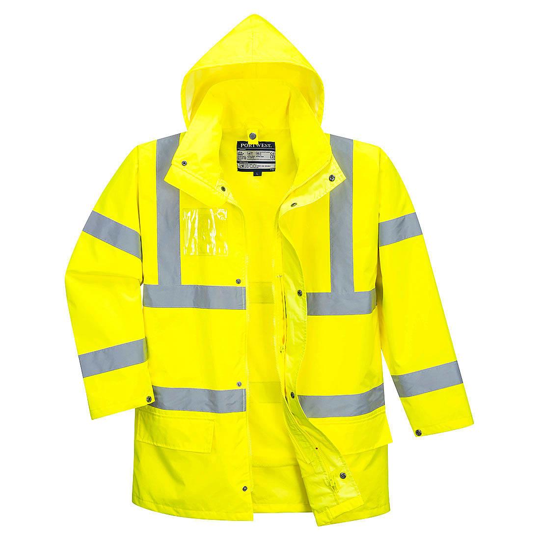 Portwest Hi-Viz Essential 5-in-1 Jacket in Yellow (Product Code: S765)