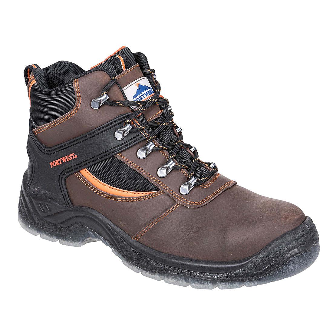Portwest Steelite Mustang Boots S3 in Brown (Product Code: FW69)