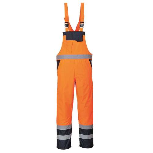Portwest Contrast Bib & Brace - Lined - S489