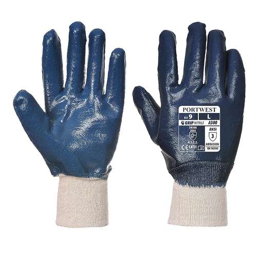 Portwest Nitrile Knitwrist Gloves - A300