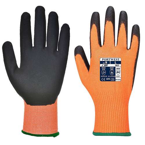 Portwest Vis-Tex Cut Resistant Gloves - PU - A625