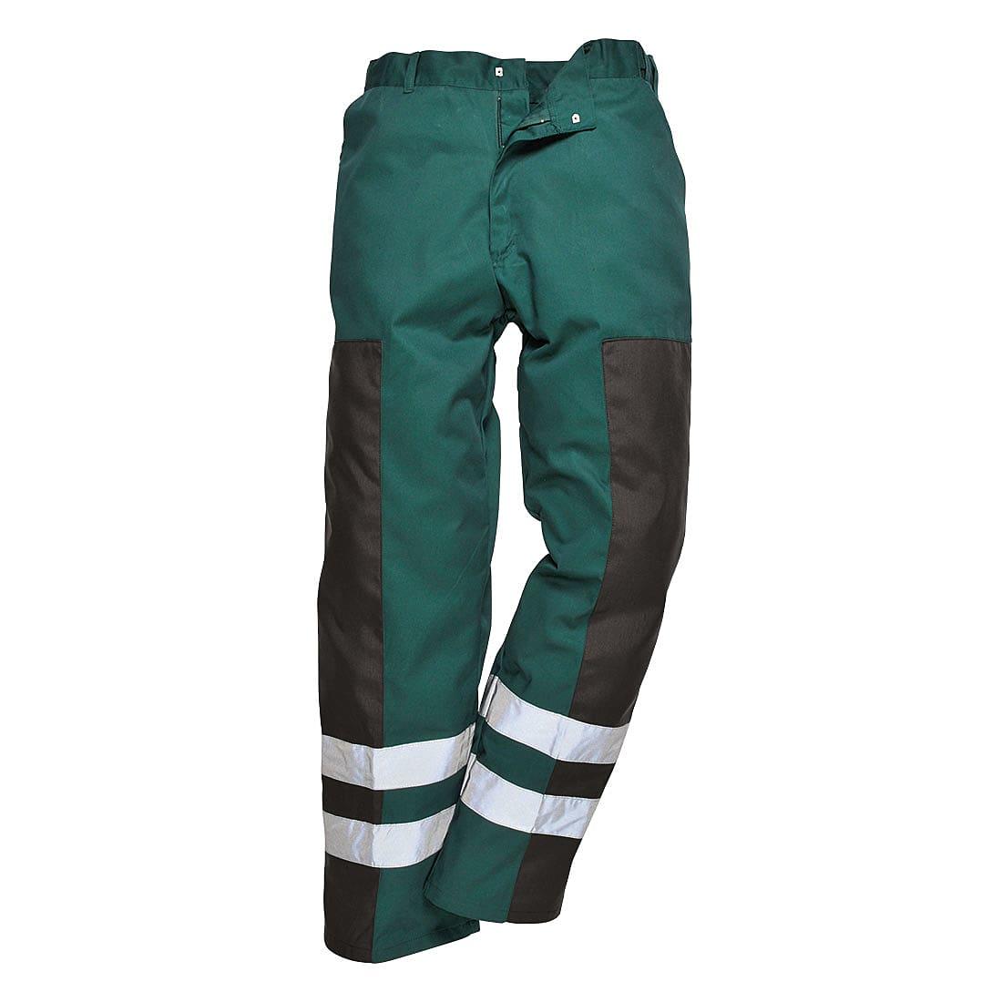 Portwest Ballistic Trousers in Bottle Green (Product Code: S918)