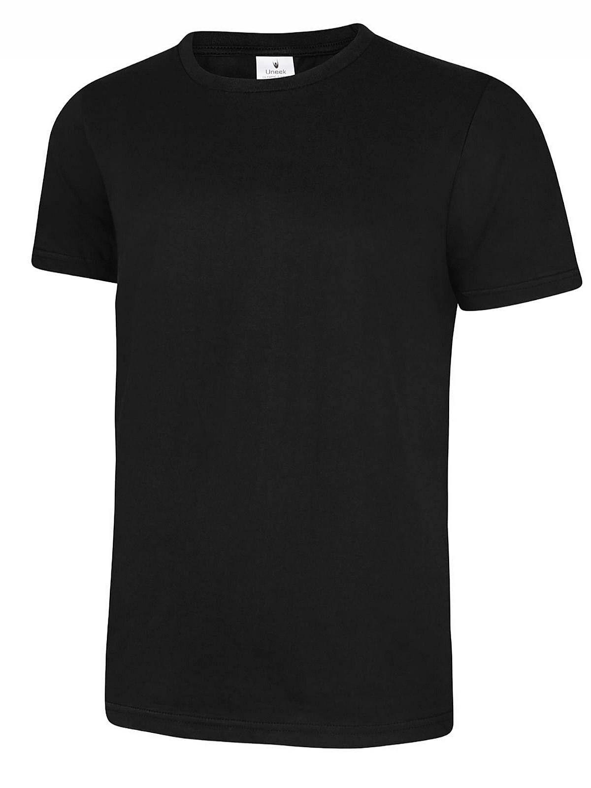 Uneek 150GSM Olympic T-Shirt in Black (Product Code: UC320)