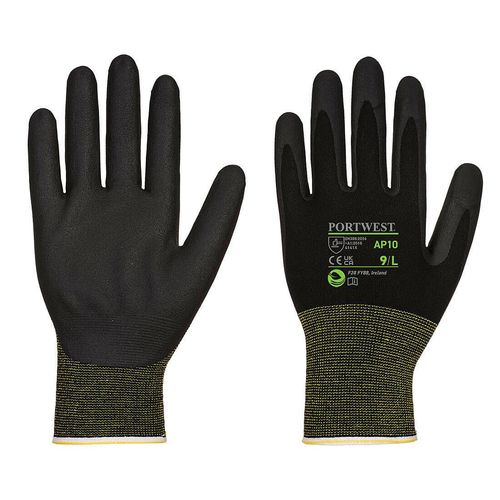 Portwest NPR15 Foam Nitrile Bamboo Gloves (Pack of 12)