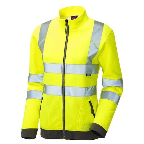 Leo Hollicombe ISO 20471 Class 2 Women's Sweatshirt Yellow