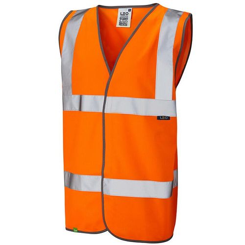 Leo Tarka ISO 20471 Class 2 Waistcoat Orange