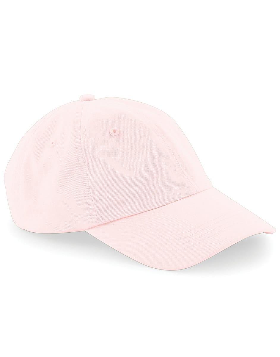 Beechfield Low Profile 6 Panel Dad Cap in Pastel Pink (Product Code: B653)