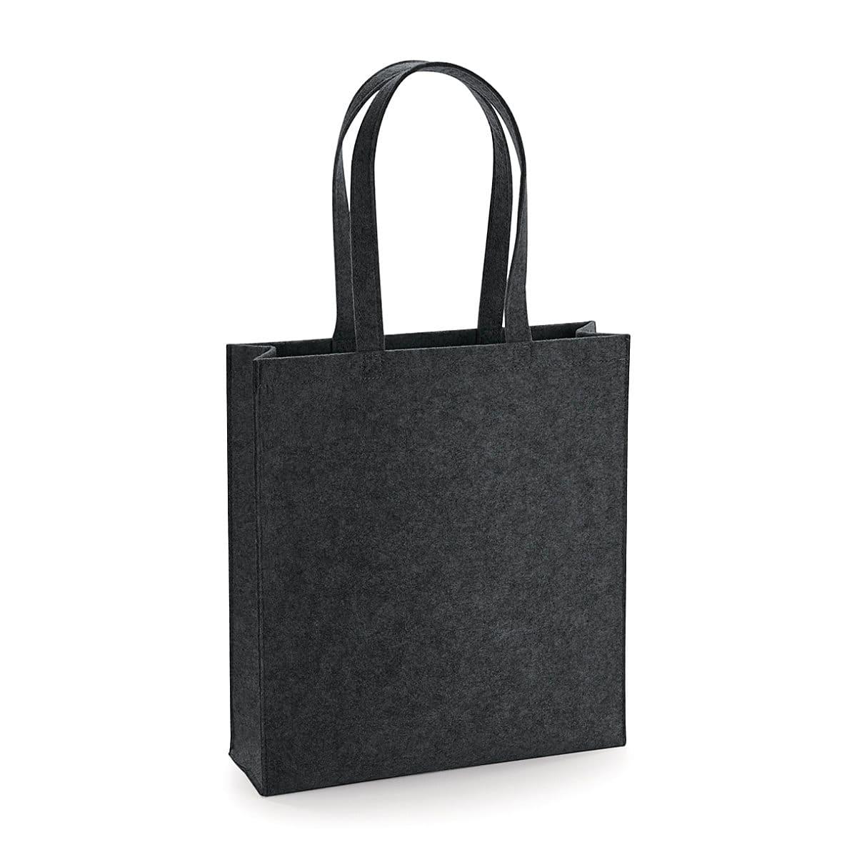 Bagbase Felt Tote Bag in Charcoal Melange (Product Code: BG723)