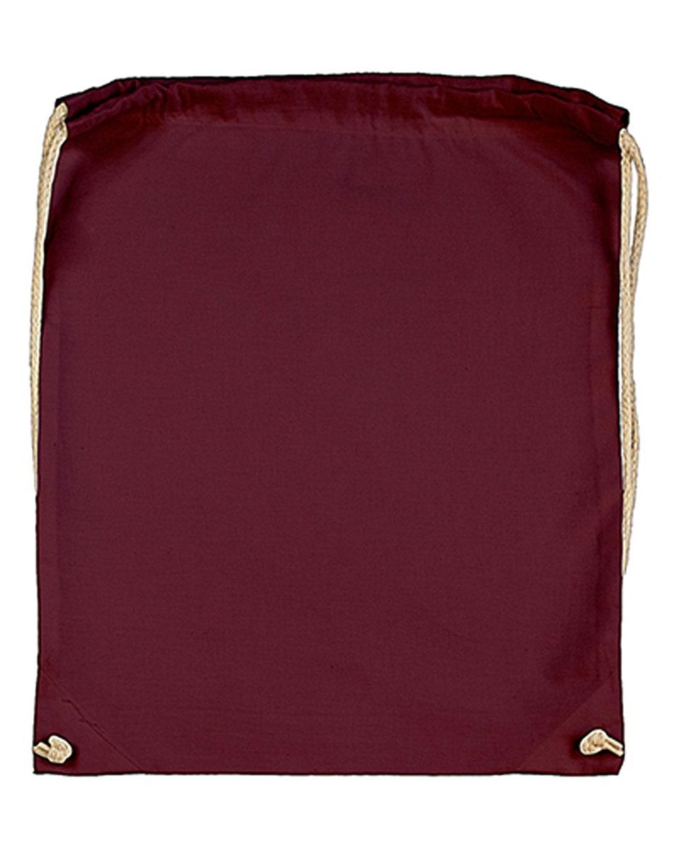 Jassz Bags Chestnut Dstring Backpack in Burgundy (Product Code: 60257)