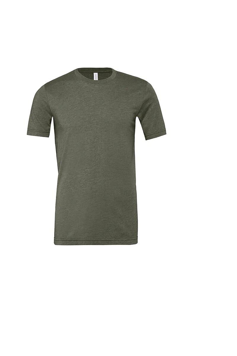 Bella Unisex Canvas Perfect T-Shirt in Heather Military Green (Product Code: CA3001CVC)