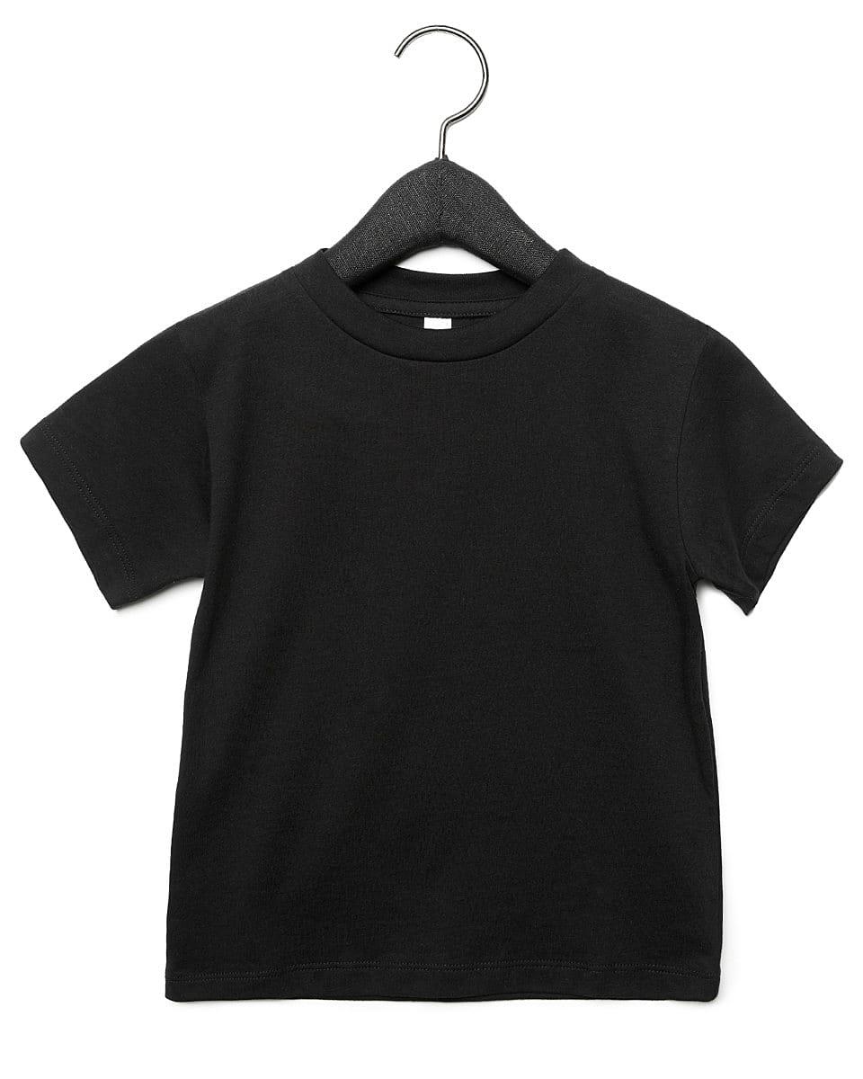 Bella Canvas Toddler Jersey Short-Sleeve T-Shirt in Black (Product Code: CA3001T)