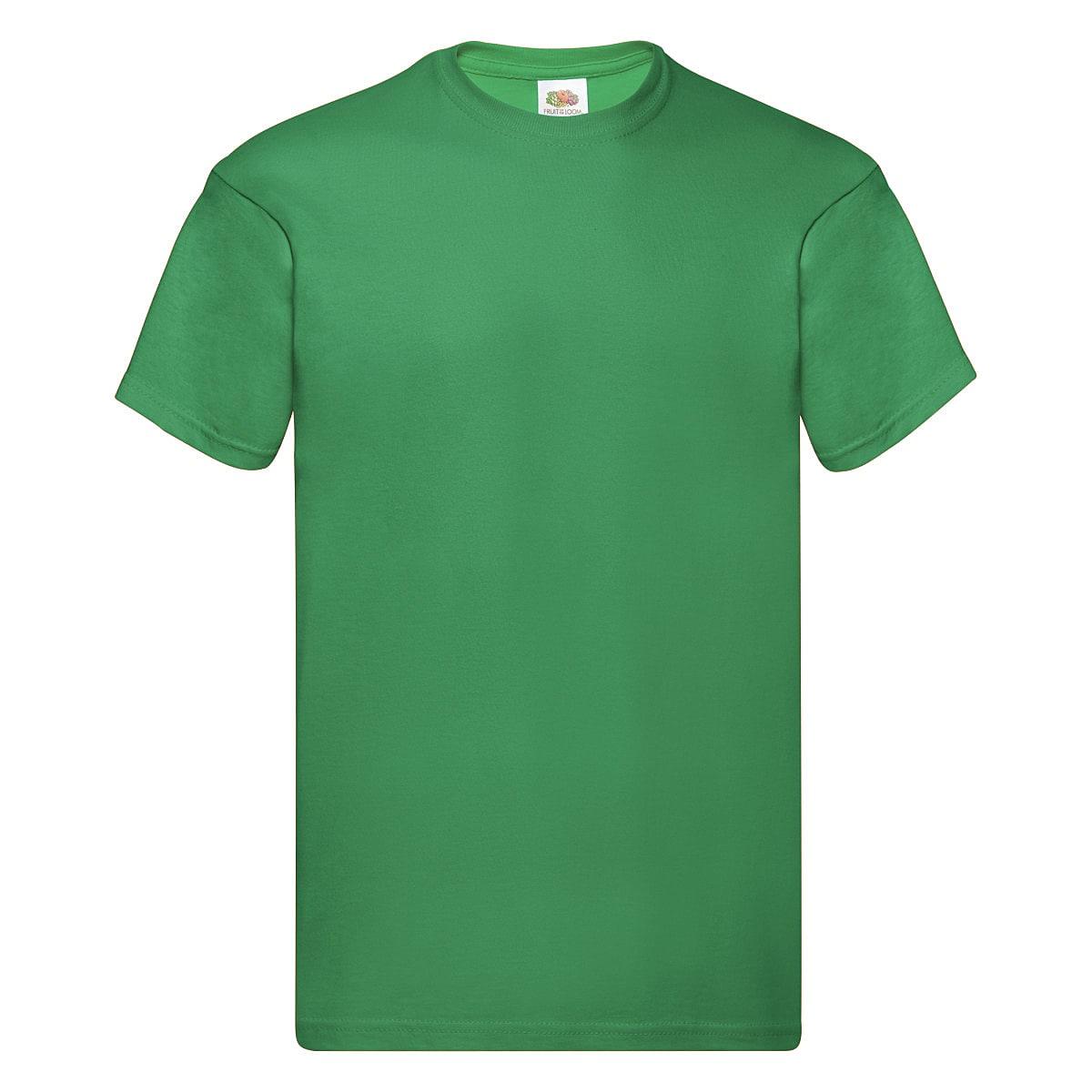Fruit Of The Loom Original Full Cut T-Shirt in Kelly Green (Product Code: 61082)