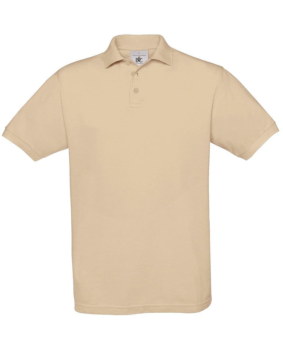 B&C Mens Safran Polo Shirt in Sand (Product Code: PU409)