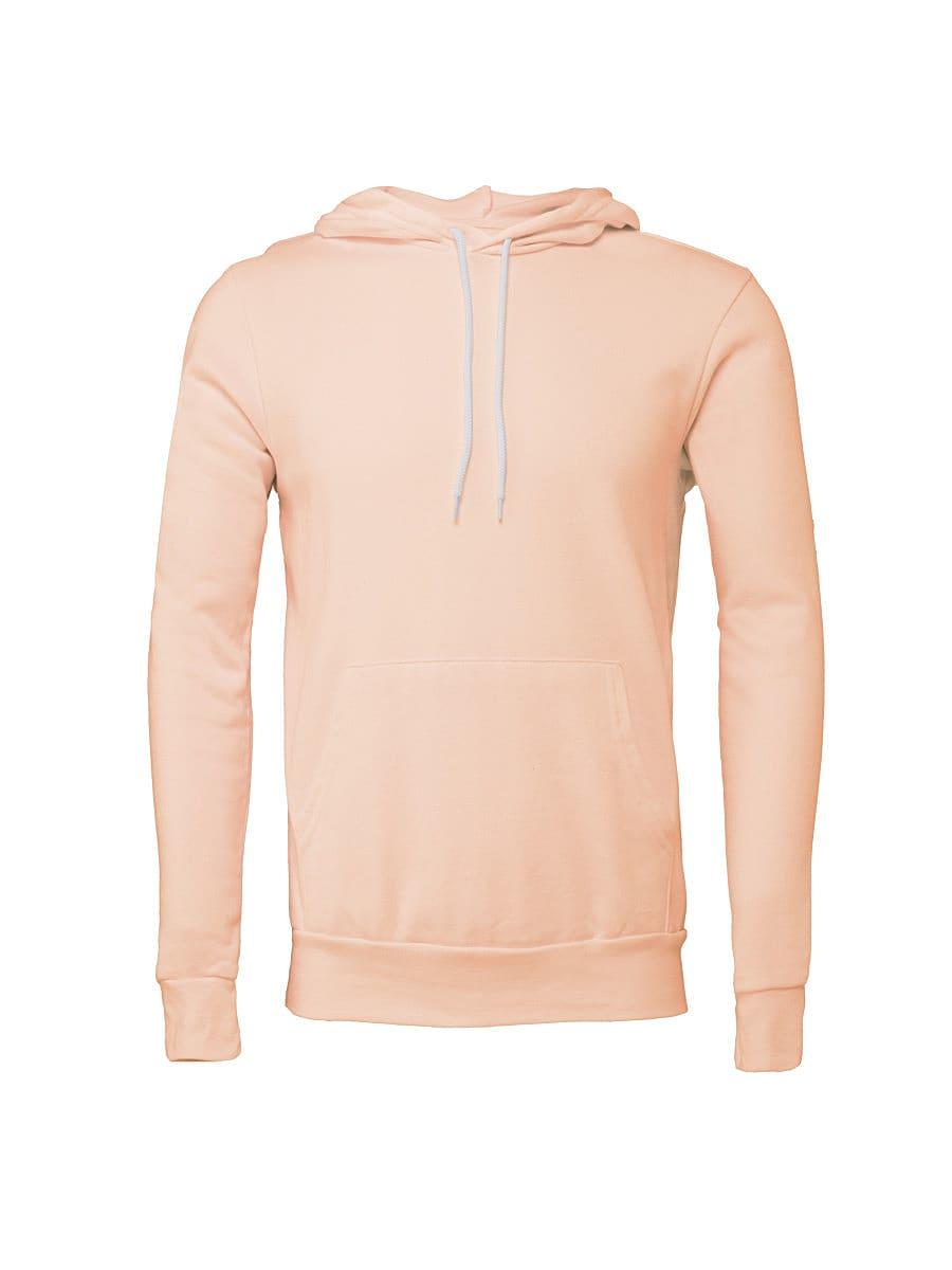 Bella Unisex Pullover Polycotton Fleece Hoodie in Peach (Product Code: CA3719)