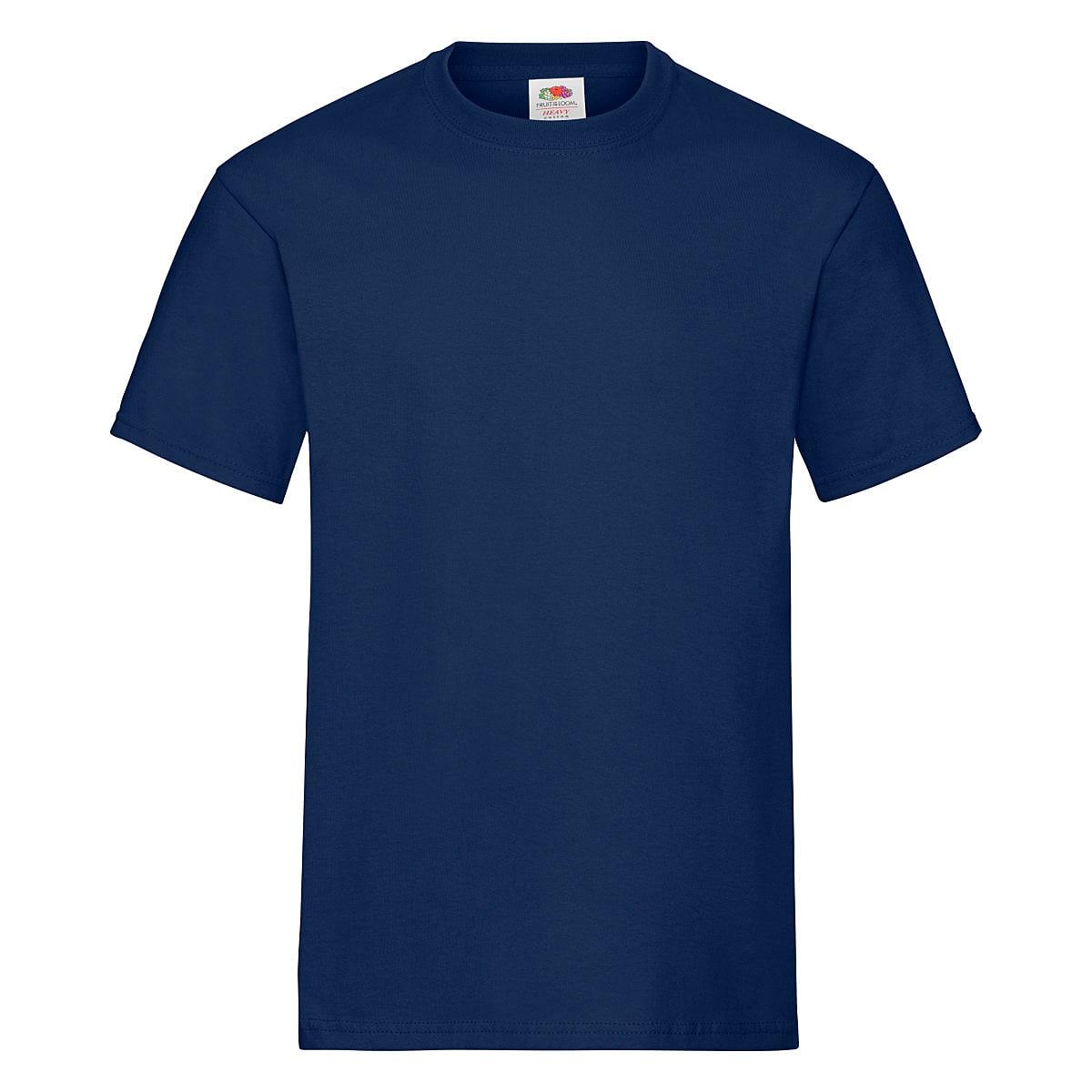 Fruit Of The Loom Heavy Cotton T-Shirt in Navy Blue (Product Code: 61212)