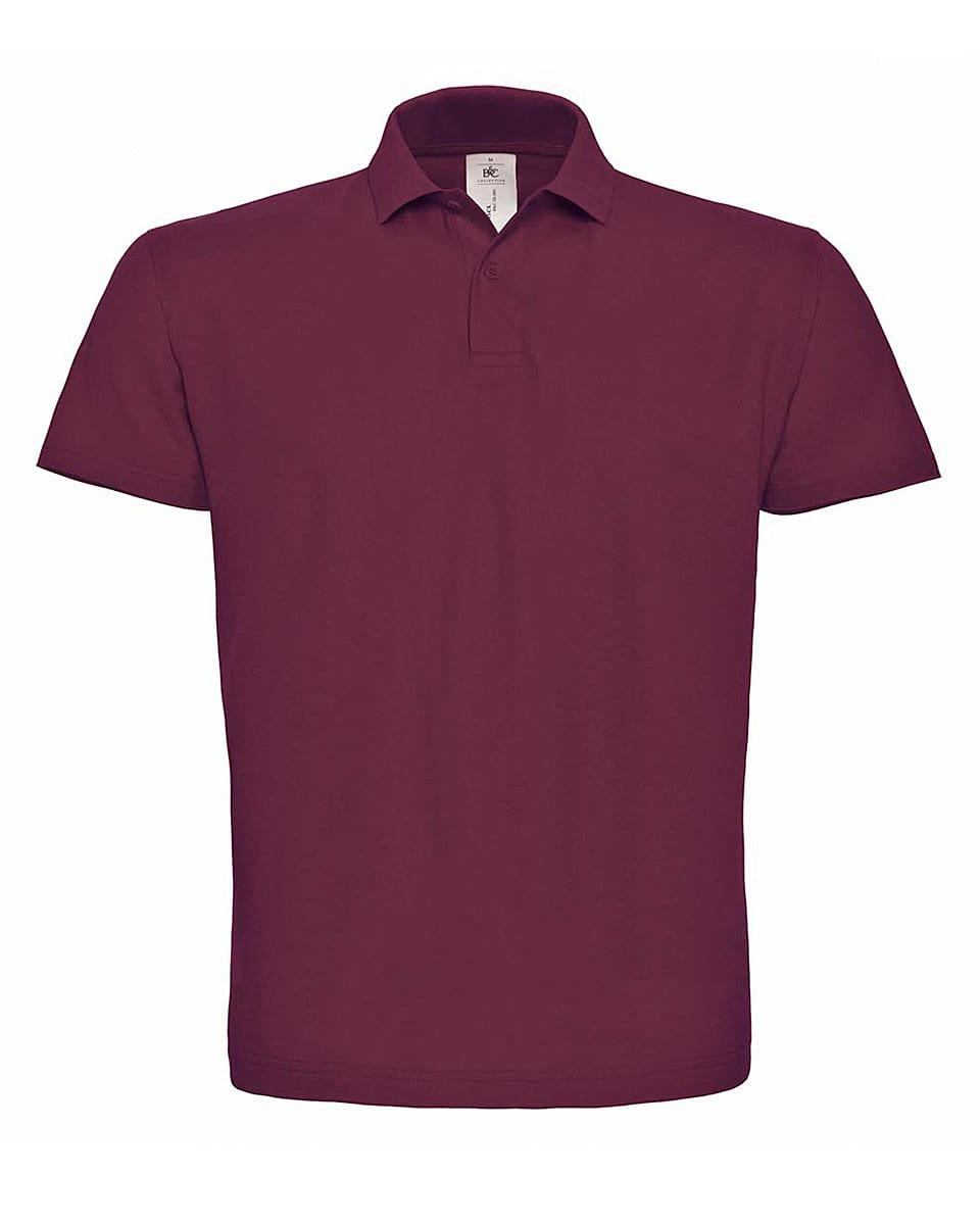 B&C ID.001 Polo Shirt in Wine (Product Code: PUI10)